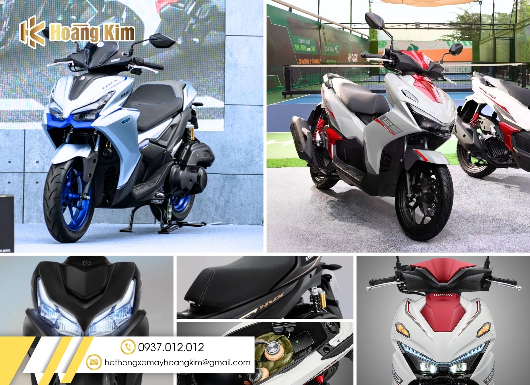 So sánh Yamaha NVX và Honda Air Blade